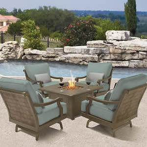 Fire Pit Seating And Chat
